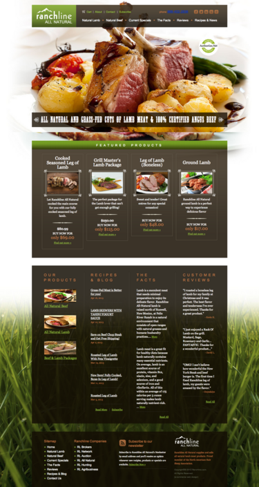 All Natural Custom eCommerce Web Design